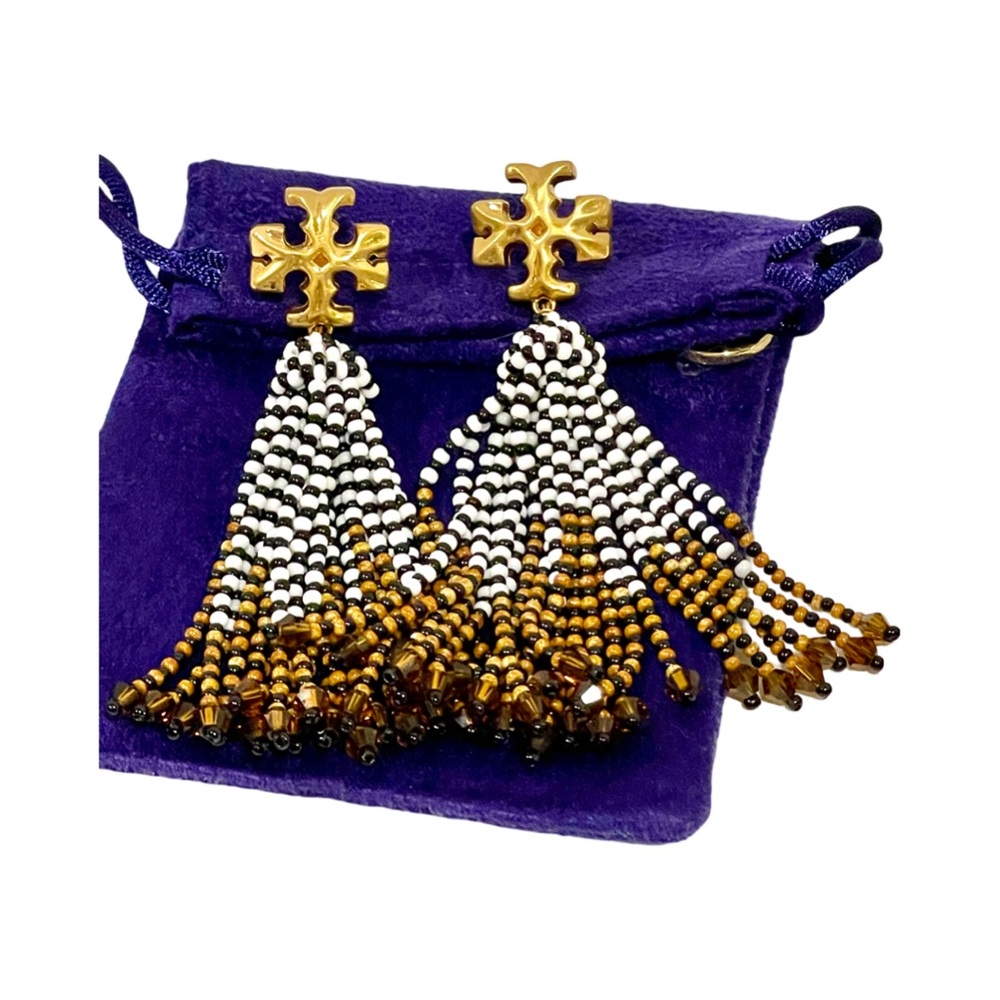 Tory Burch Roxanne Beaded Tassel Earring
Style #82680
